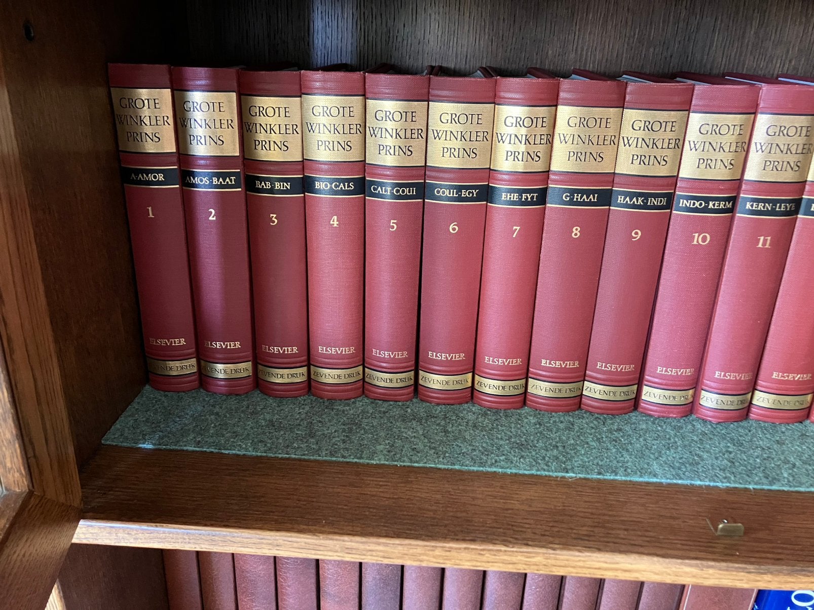 Grote Winkler Prins - compleet, 20 delig., Boeken, Encyclopedieën, Ophalen, Zo goed als nieuw, Algemeen
