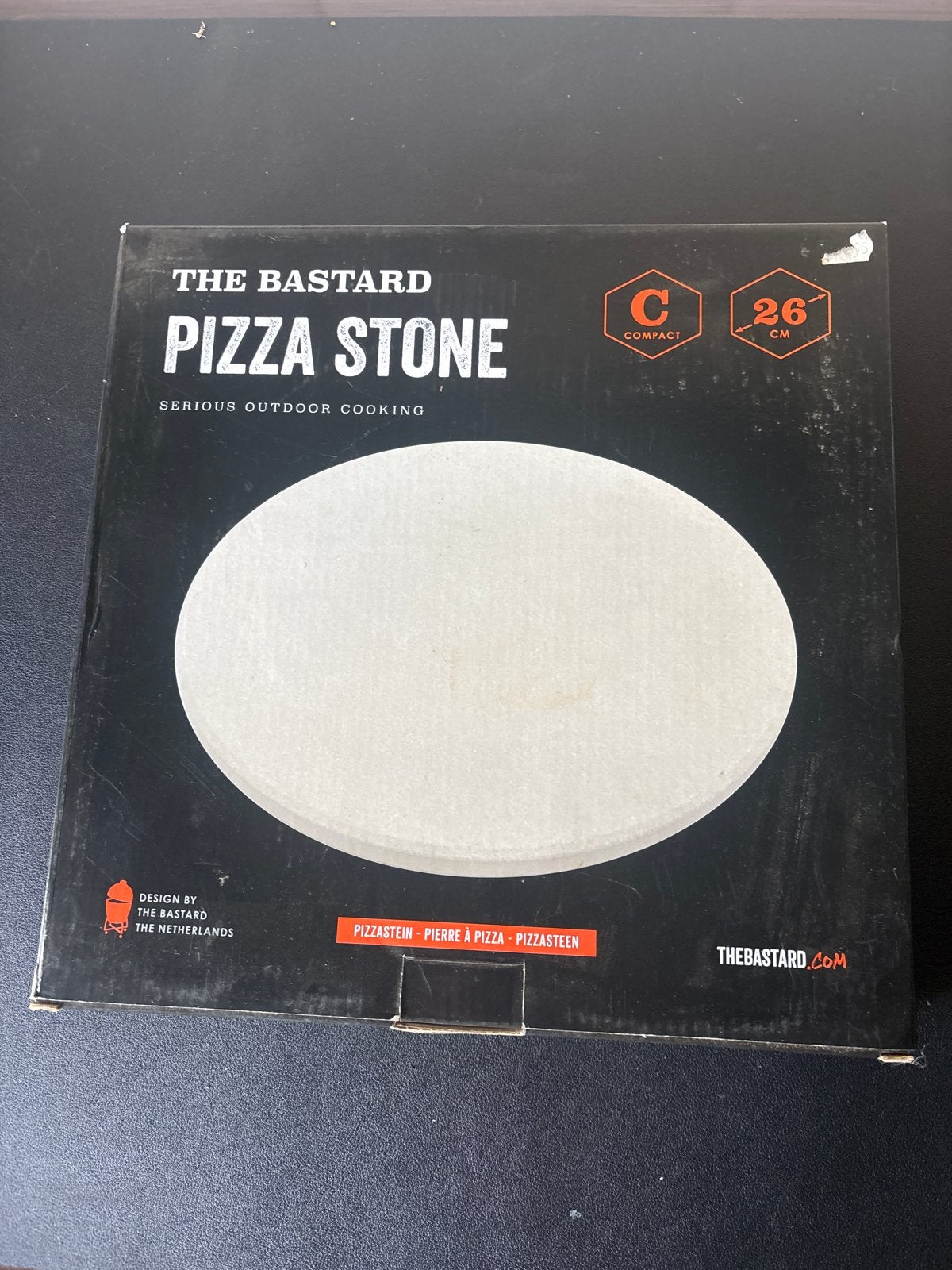 The Bastard Pizzasteen Compact 26 cm, Ophalen of Verzenden, Nieuw