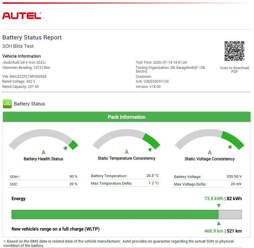 Audi Q4 e-tron 40|77 kWh|90% SOH|ACC|APPLE CARPLAY|CLIMATE+C, Auto's, Audi, Automaat, Gebruikt, Zwart, Origineel Nederlands