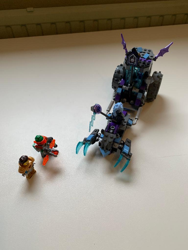 LEGO Ruina's Lock & Roller 70349 Nexo Knights, Ophalen of Verzenden, Zo goed als nieuw, Complete set, Lego