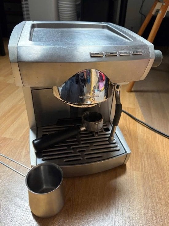 Espressomachine, Witgoed en Apparatuur, Ophalen, Gebruikt, Espresso apparaat, Gemalen koffie