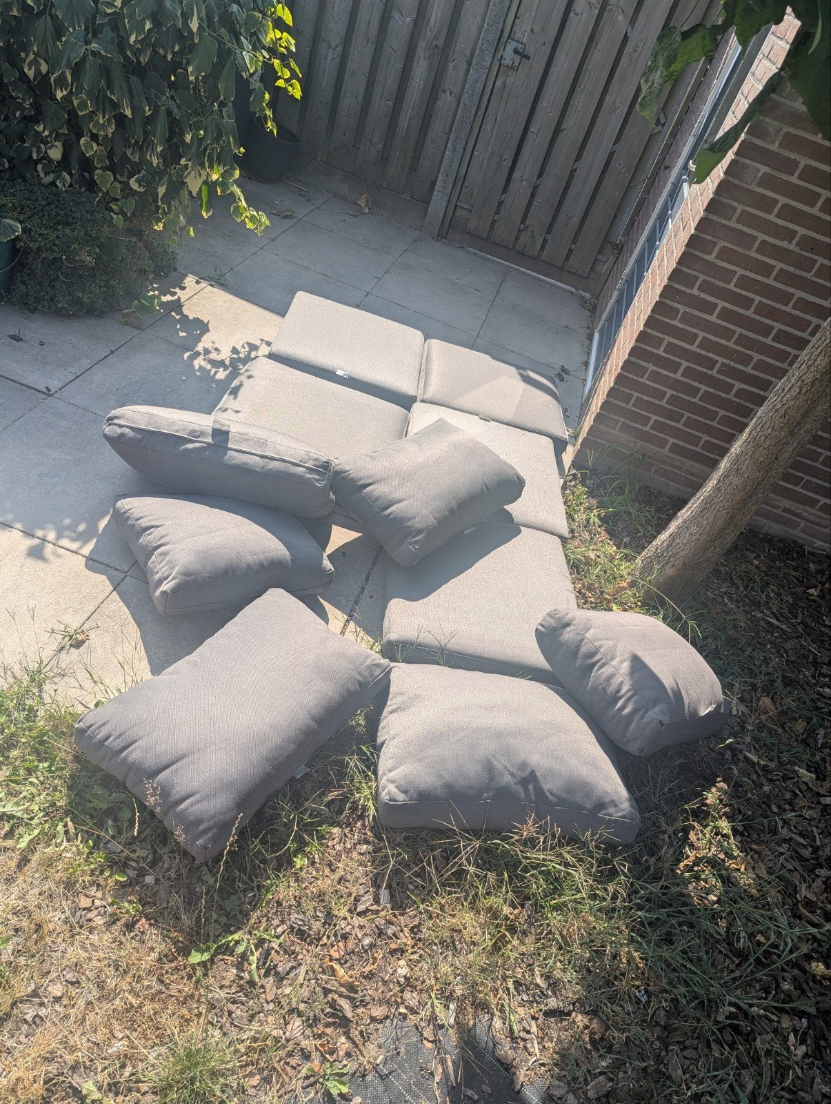 Tuinkussens Bois le Duc, Ophalen, Gebruikt
