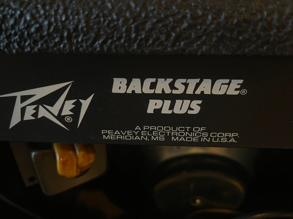 USA Peavey Backstage Plus 1987, Ophalen, Gebruikt, Gitaar, Minder dan 50 watt