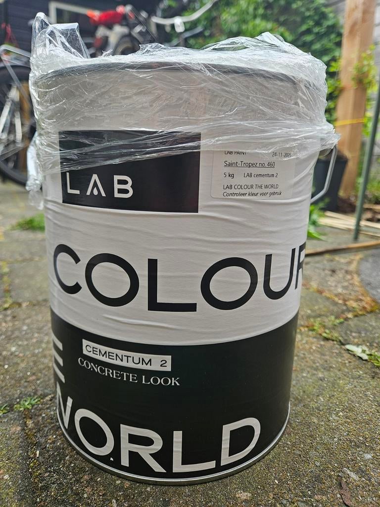 LabPaint Cementum Verf Saint-Tropez 5 kg, Doe-het-zelf en Verbouw, Verf, Beits en Lak, Overige kleuren, 5 tot 10 liter, Nieuw