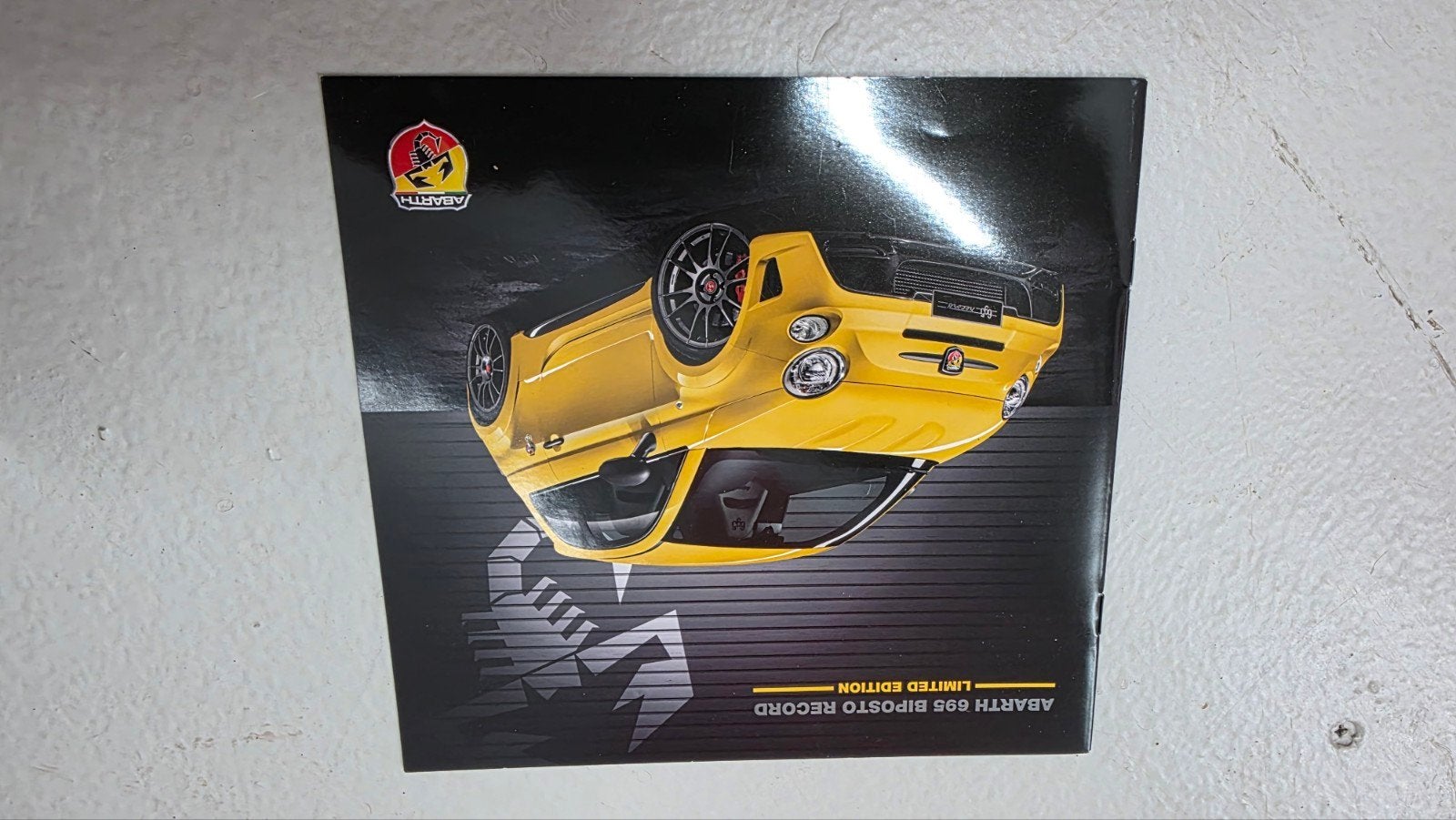 Abarth 695 Biposto Record Limited Edition Brochure, Ophalen of Verzenden, Zo goed als nieuw, Overige merken, Abarth