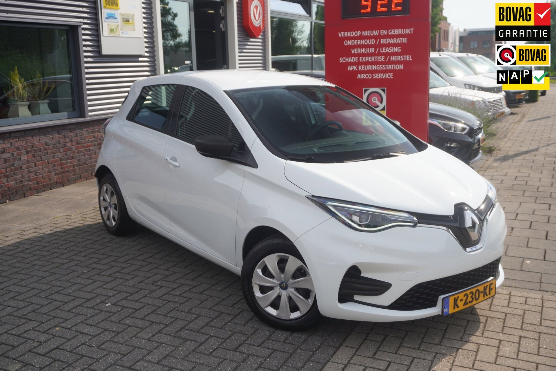 Renault ZOE R110 Life 52 kWh / Climate control / Carplay, Auto's, Renault, Stof, Gebruikt, Zwart, Wit