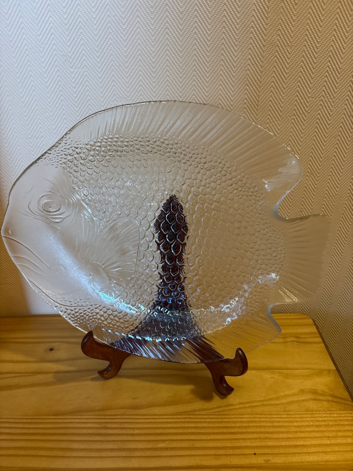 Decoratieve Glazen Visschaal - Uniek Design, Huis en Inrichting, Woonaccessoires | Schalen en Manden, Schaal, Ophalen of Verzenden