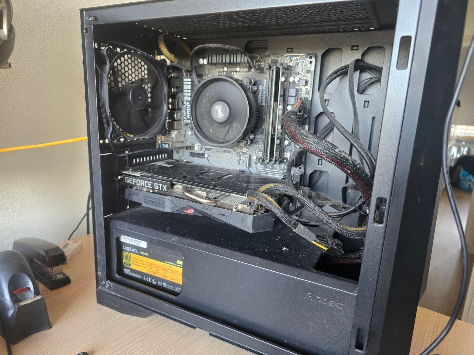 gaming pc Ryzen 5 2600 | Asus Strix 1660 Super, Computers en Software, Desktop Pc's, Ophalen, Gebruikt, 32 GB, AMD Ryzen 5