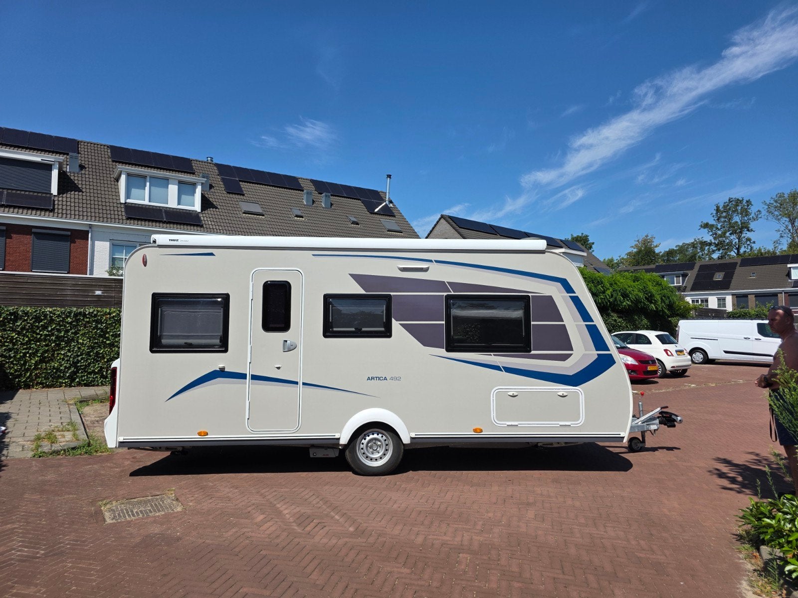 Caravelair Artica 492 2020 – Mover + Isabella voortent, Rondzit, Particulier, Ringverwarming, 5 tot 6 meter