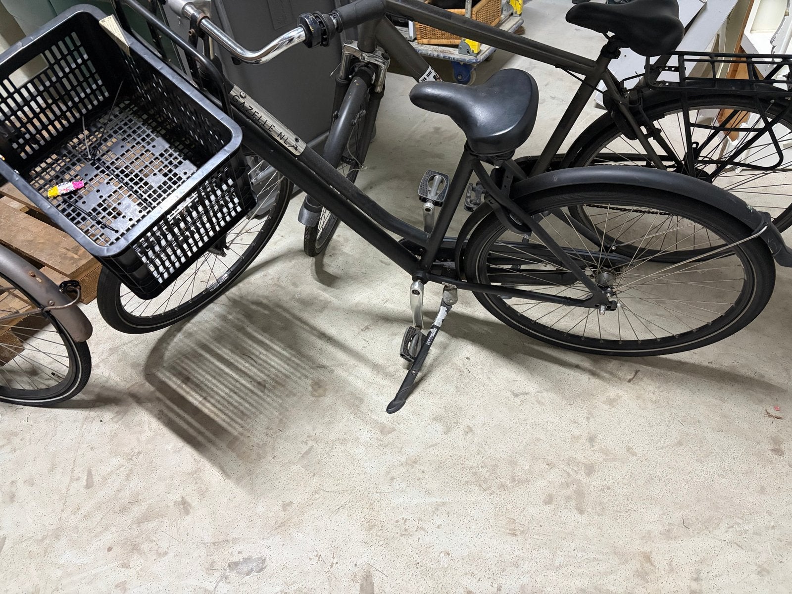 Gazelle fiets met voordrager en mand, Versnellingen, Ophalen of Verzenden, Gazelle, Trommelrem