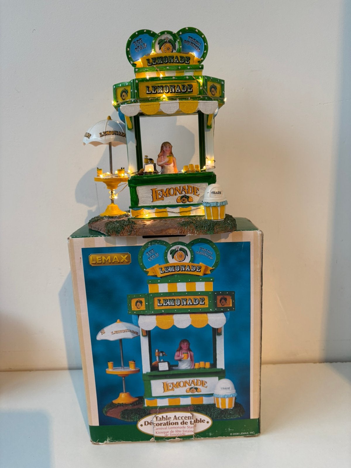 Lemax Carnival Lemonade Stand, Ophalen of Verzenden, Zo goed als nieuw