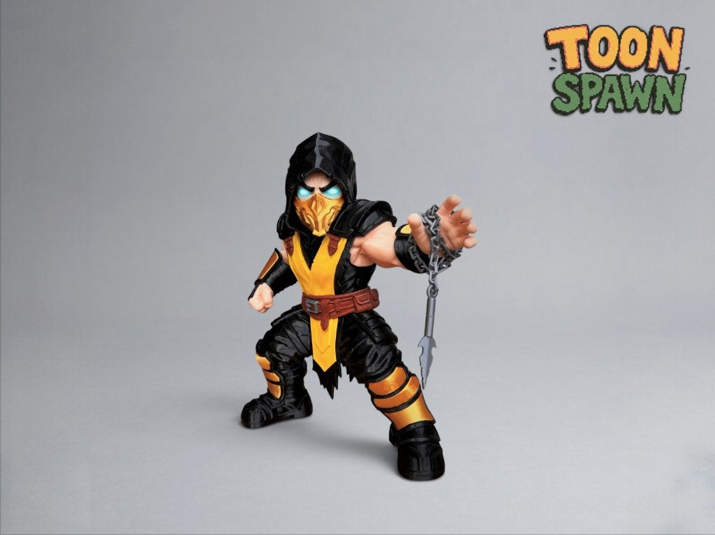 Scorpion 30cm – Mortal Kombat, Ophalen of Verzenden, Nieuw, Fantasy