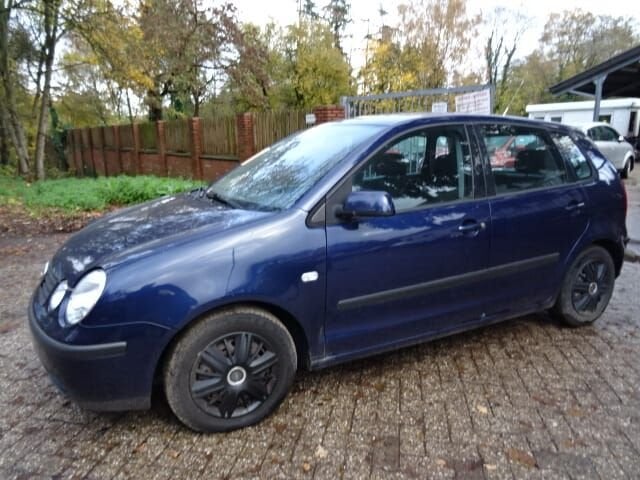VW Polo 9n bj 2003 1.2 AZQ 5 versnelling blauw voor demontag, Gebruikt, -, Volkswagen, -