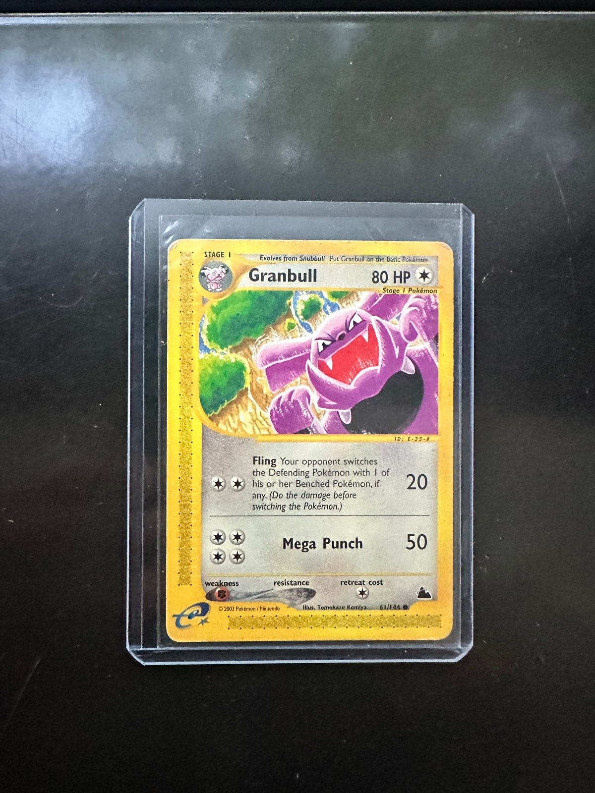 Granbull 61/144 Skyridge Pokemon Kaart, Ophalen of Verzenden, Gebruikt, Losse kaart