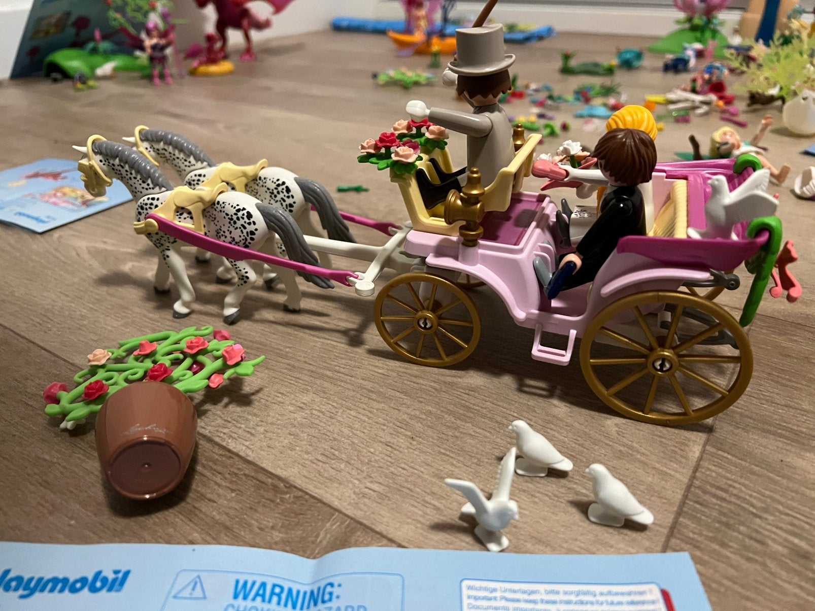 Playmobil huwelijkskoets, Ophalen of Verzenden, Zo goed als nieuw