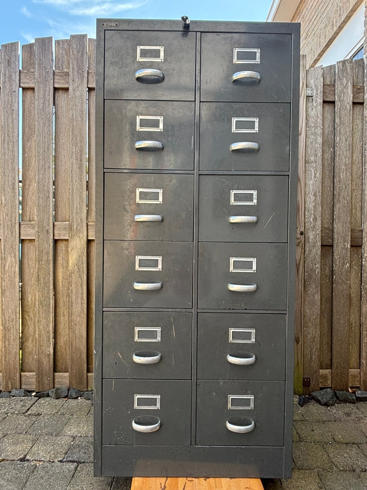 Gispen archief-/ladekast 135 h x 60 b x 42 d, Huis en Inrichting, Kasten | Ladekasten, Ophalen, Gebruikt, 5 laden of meer, 50 tot 100 cm
