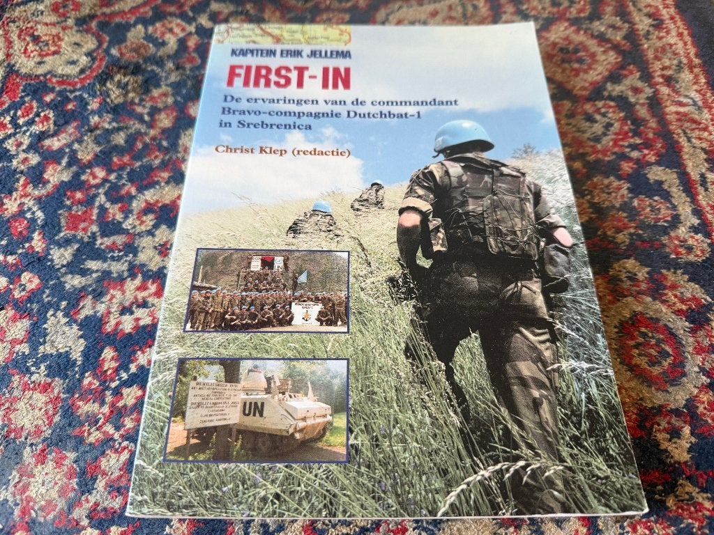 Kapitein Erik Jellema First-In. Chris Klep. De ervaringen va, Ophalen of Verzenden, Zo goed als nieuw, Landmacht, Chris Klep.