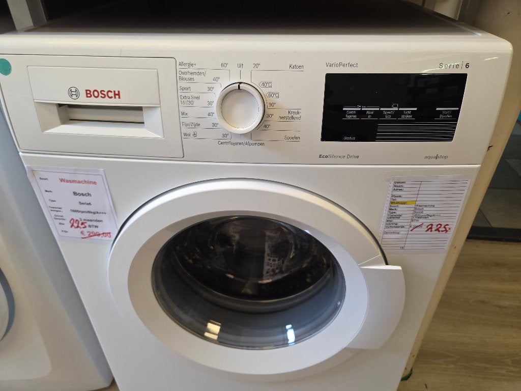wasmachine - Bosch - 8kg - A+++ AFGEPRIJSD!, Witgoed en Apparatuur, Wasmachines, 1200 tot 1600 toeren, Duitsland, Nl-infocentrum-bosch@bshg.com