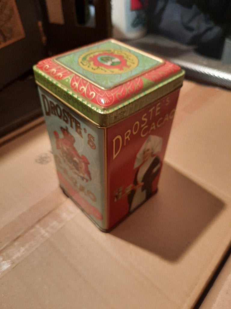 Verzamelblik Droste cacao fraai, Ophalen of Verzenden, Gebruikt, Overige, Droste