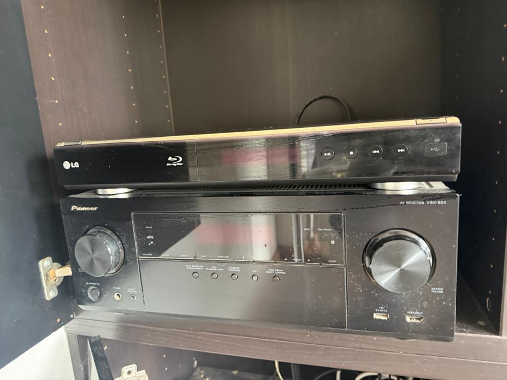 Pioneer VSX-824 av receiver zgan, Ophalen of Verzenden, 120 watt of meer, Pioneer