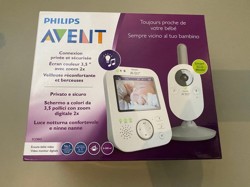Philips Avent SCD843 Video Babyfoon met Camera, Ophalen of Verzenden, Zo goed als nieuw, 250 meter of meer, Camera