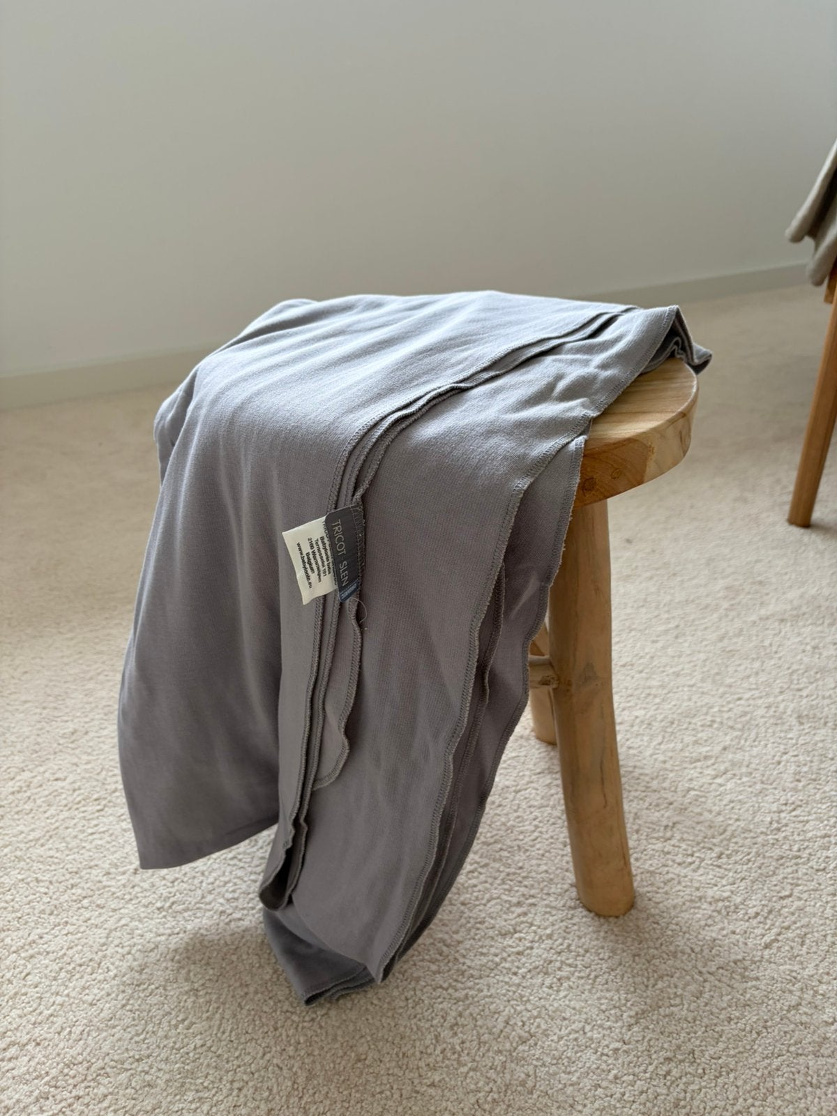 Babylonia Tricot-Slen Organic draagdoek / babysling – grijs, Ophalen of Verzenden, Zo goed als nieuw, Draagdoek, Overige merken