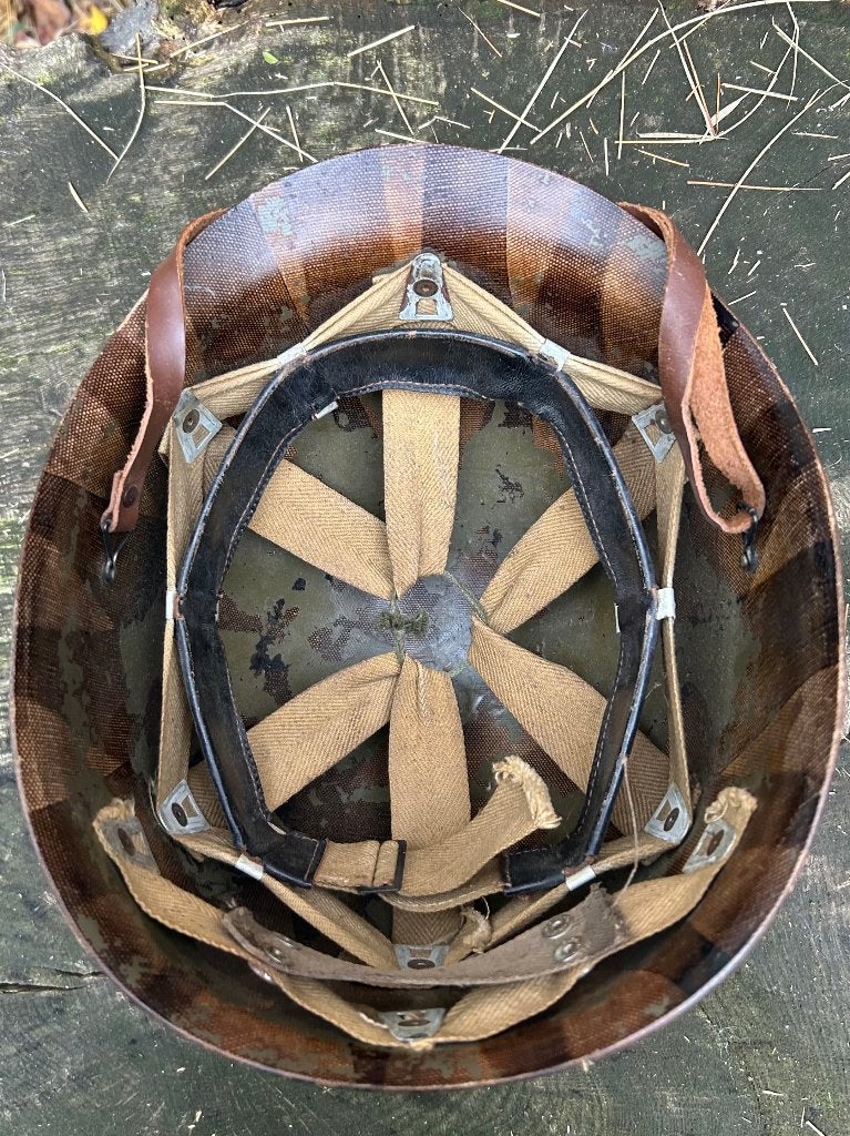 Amerikaanse WO2 helm binnenhelm CAPAC, Verzamelen, Ophalen of Verzenden, Amerika, Helm of Baret
