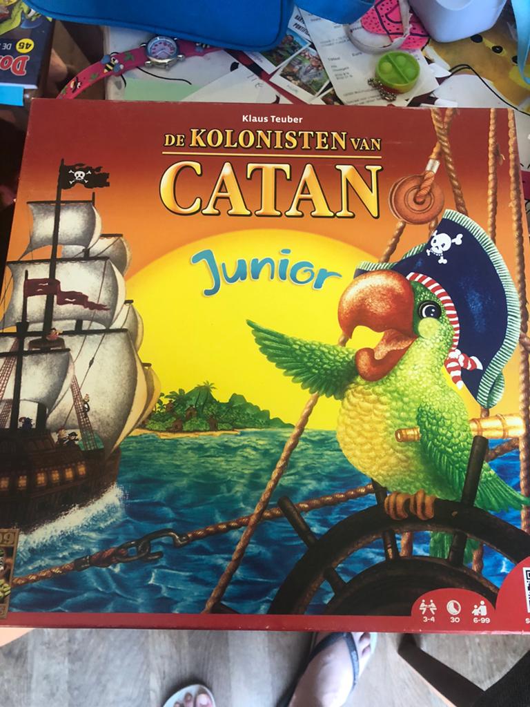 Spel colonisten van catan junior, Drie of vier spelers, Ophalen of Verzenden, Zo goed als nieuw