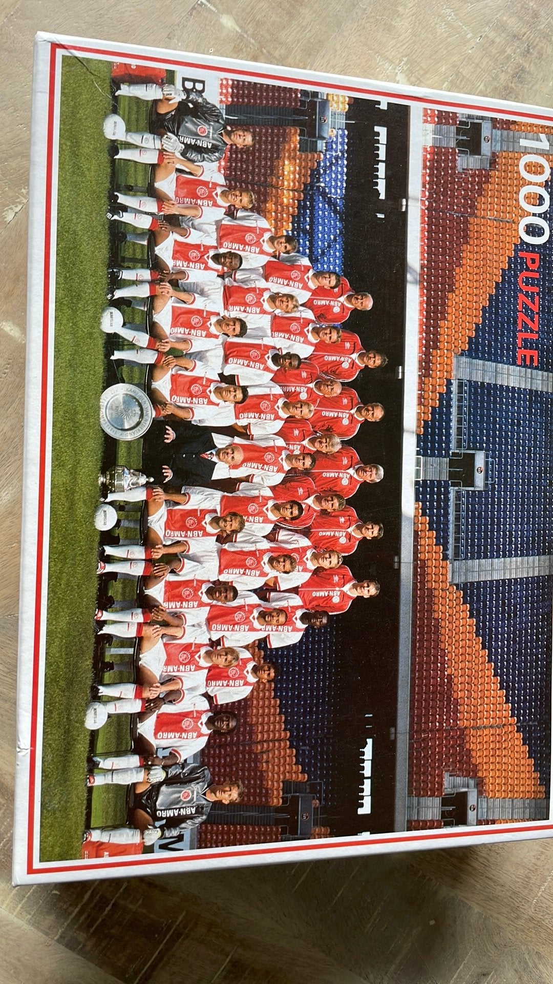 Ajax puzzle 1000 st, Ophalen of Verzenden, 500 t/m 1500 stukjes, Zo goed als nieuw