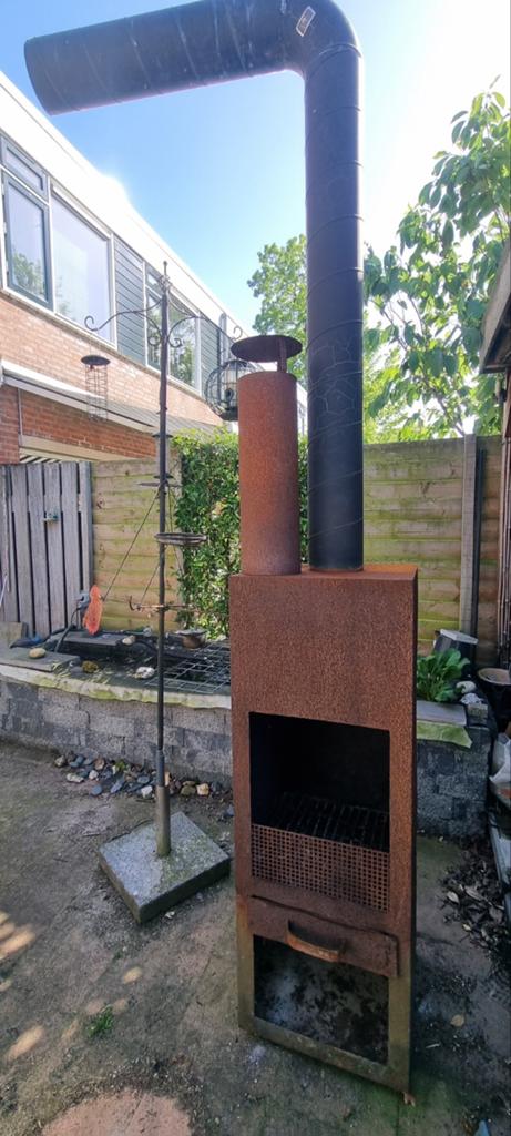 Grote tuinhaard, Ophalen, Gebruikt