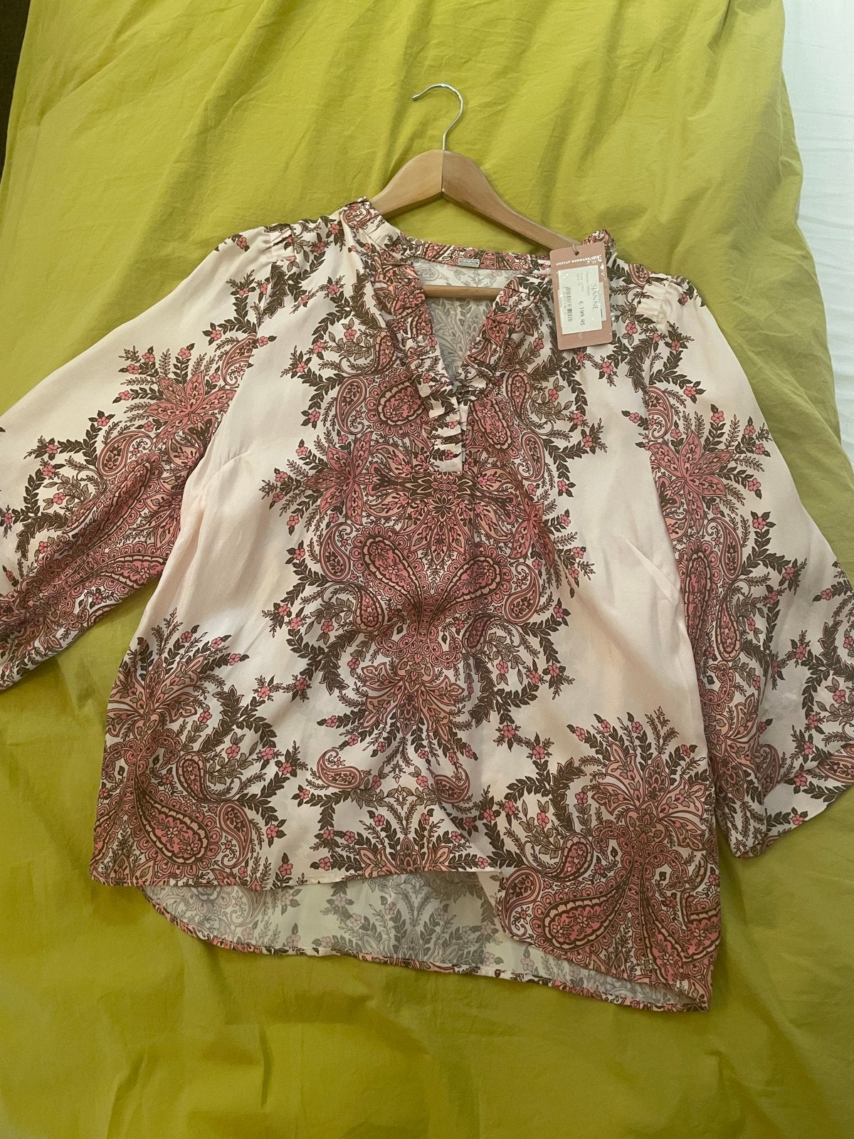 Gustav Blouse & Rok Set - Paisley Roze/Bruin - Nieuw, Kleding | Dames, Rokken, Maat 38/40 (M), Nieuw, Ophalen of Verzenden, Roze