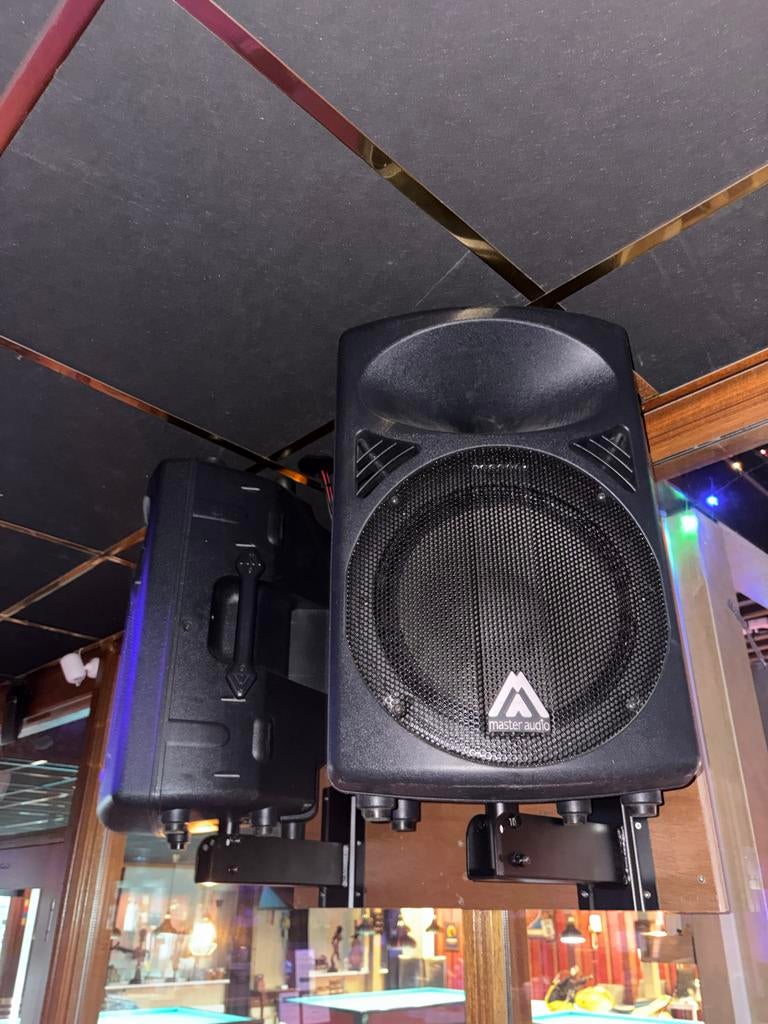 Master Audio NT 12N/15N Luidsprekers - Krachtig Geluid, Gebruikt, 120 watt of meer, Front, Rear of Stereo speakers, Ophalen