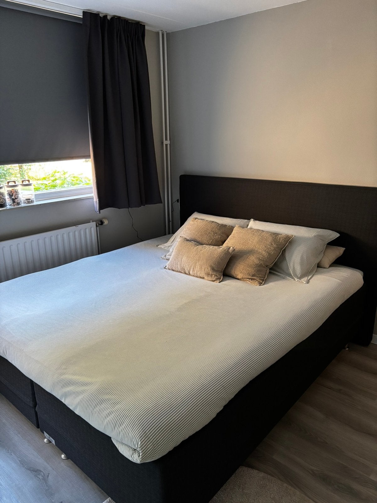 ️ Luxe Caresse boxspring 180x210 cm incl. topper, Ophalen, 210 cm, Tweepersoons, Zo goed als nieuw