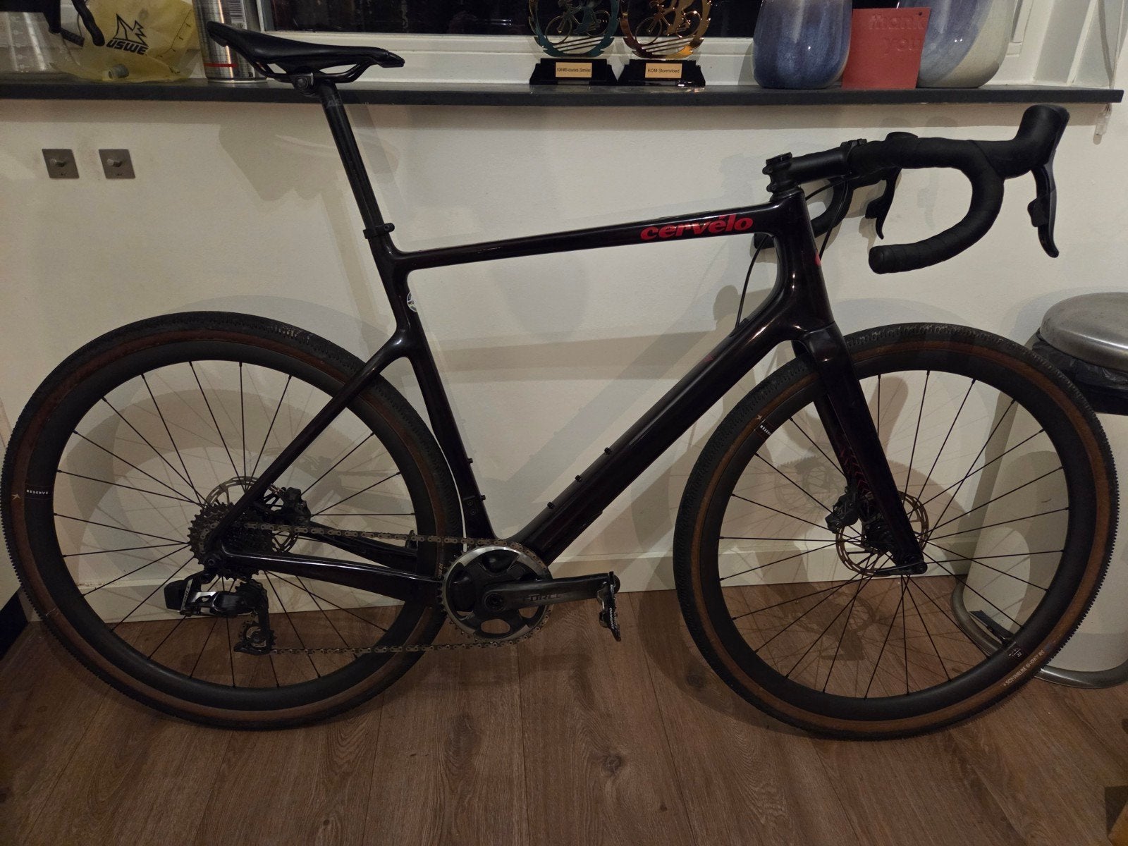 Cervelo Aspero 58 cm, 28 inch, Gebruikt, Carbon, 10 tot 15 versnellingen