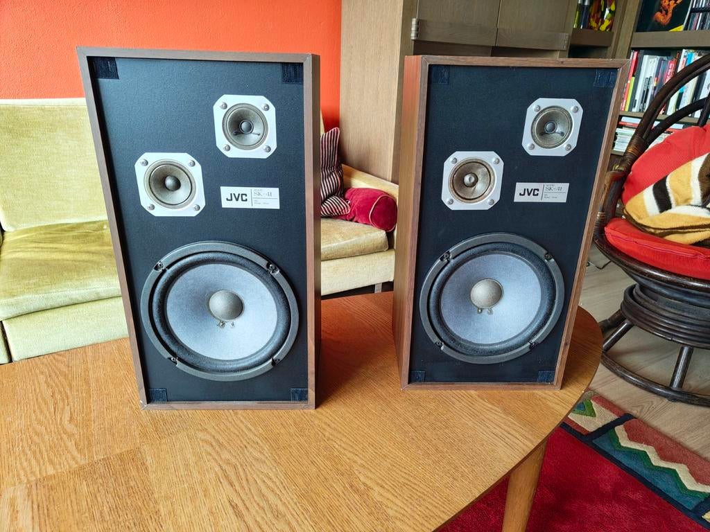 JVC SK-41 vintage speakers, Gebruikt, JVC, Ophalen of Verzenden, 60 tot 120 watt