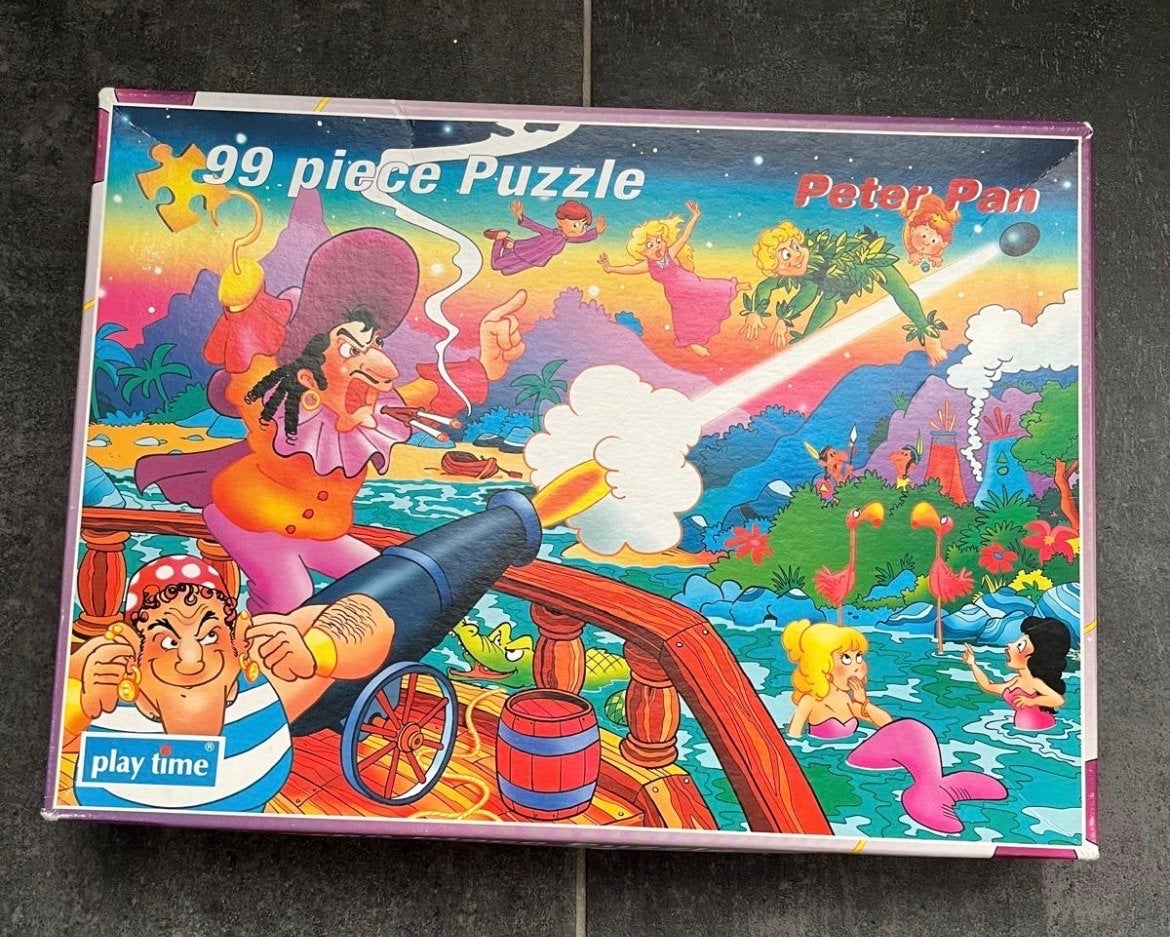 Peter Pan 99-delige puzzel - Play Time, Ophalen of Verzenden, Meer dan 50 stukjes, Gebruikt, 6 jaar of ouder