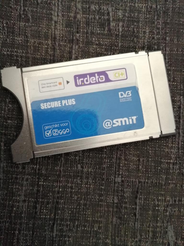 WEG=WEG!!! CI+ ZIGGO TELEVISIE MODULE IR.DETO DVB DIGITAL TV, Verzenden, Gebruikt