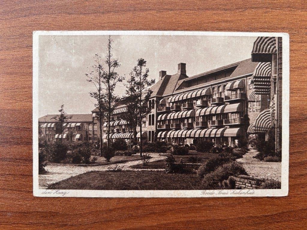 Ansichtkaart Rode Kruis Ziekenhuis Den Haag, Verzenden, 1920 tot 1940, Ongelopen, Zuid-Holland
