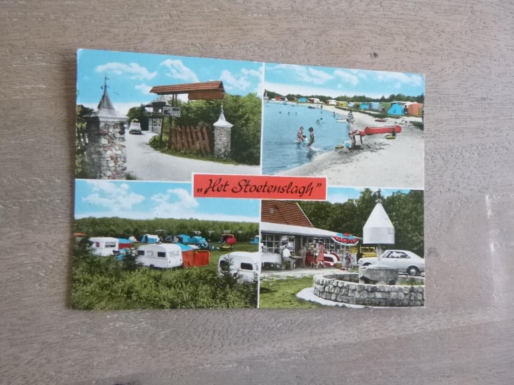 Hardenberg, het Stoetenslagh/tent/caravan/auto 1973, Verzenden, 1980 tot heden, Gelopen, Noord-Brabant