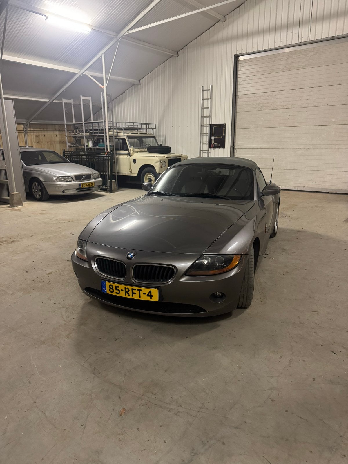 BMW Z4 2.2 I 125KW 2004 Grijs, Auto's, 2171 cc, Achterwielaandrijving, 1225 kg, Cabriolet