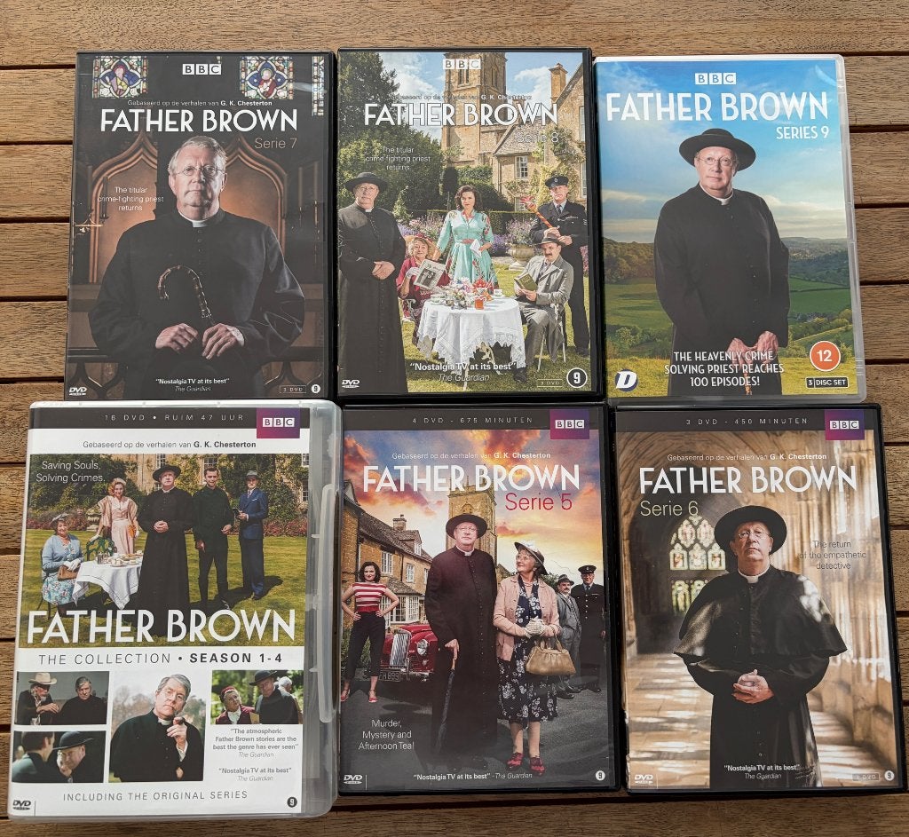 Complete series 1-8 BBC DVD Father Brown, Alle leeftijden, Verzenden, Zo goed als nieuw, Overige genres