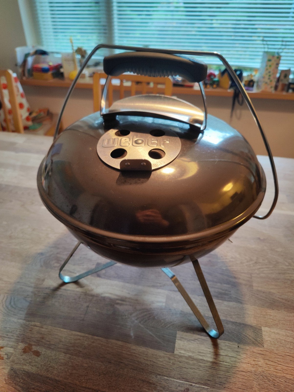 Weber Smokey Joe Premium BBQ met draagtas - 37cm, Tuin en Terras, Houtskoolbarbecues, Ophalen, Gebruikt, Weber