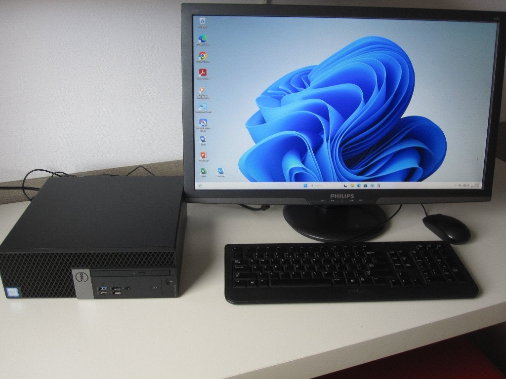 Dell Optiplex 7050 i5-7500 16gb 256gb SSD + 500gb + 27", Computers en Software, Desktop Pc's, Met monitor, Ophalen of Verzenden
