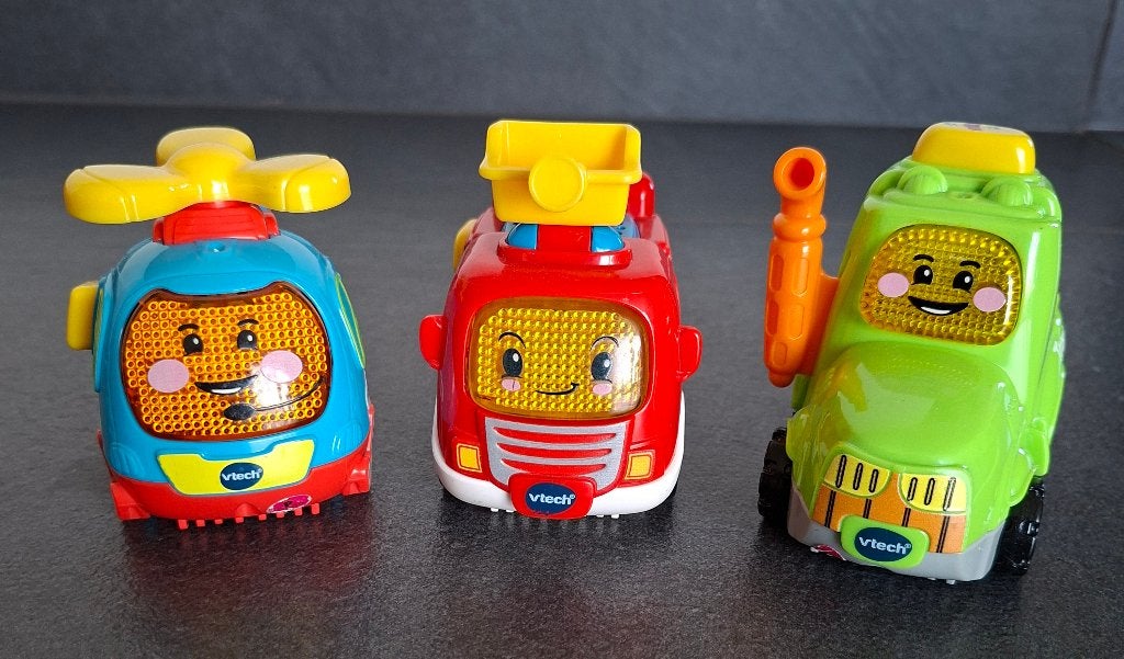 Vtech: Harvey Helikopter, Bart Brandweer en Tijn Tractor, Ophalen of Verzenden, Zo goed als nieuw, 6 maanden tot 2 jaar