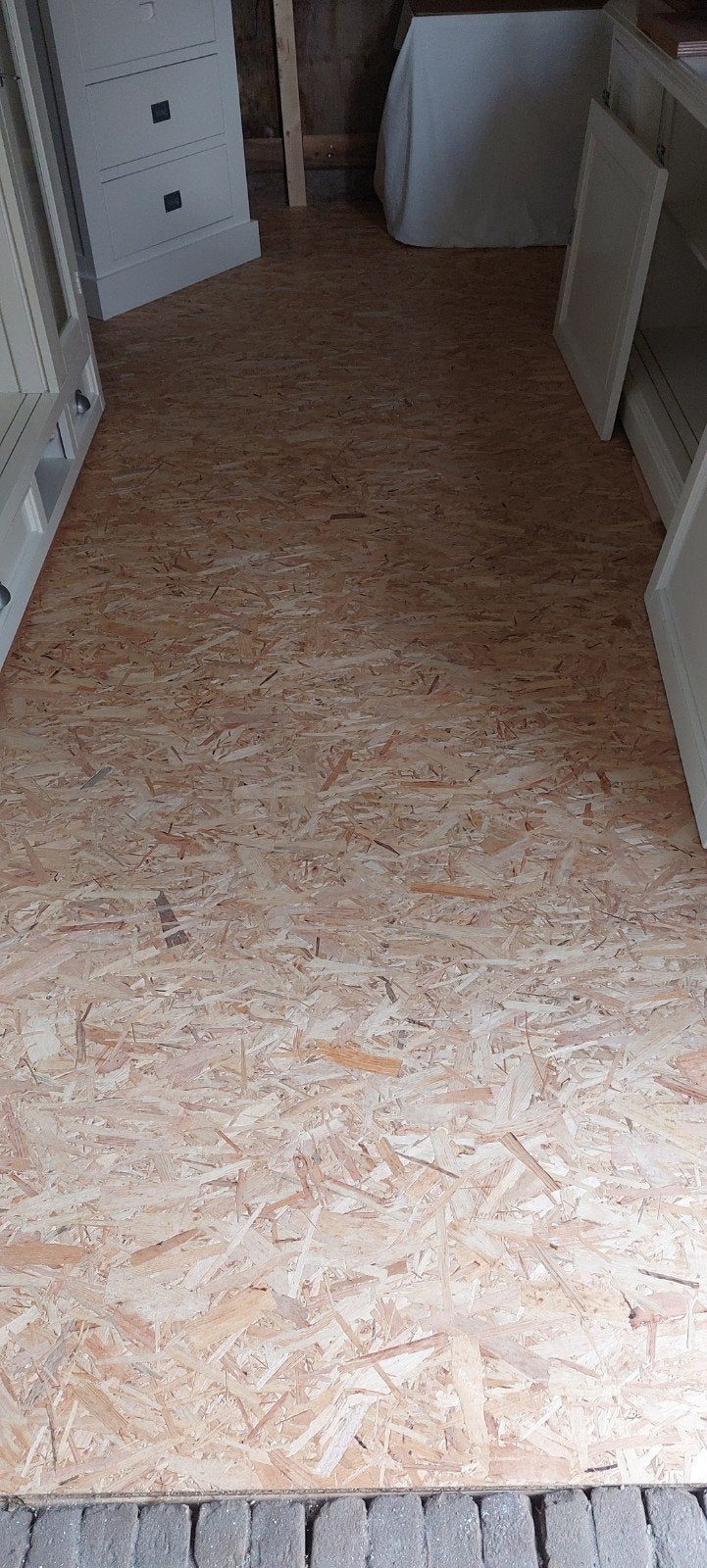 OSB platen 18 mm ca 14 m2, 30 cm of meer, Ophalen of Verzenden, Zo goed als nieuw, 10 m² of meer