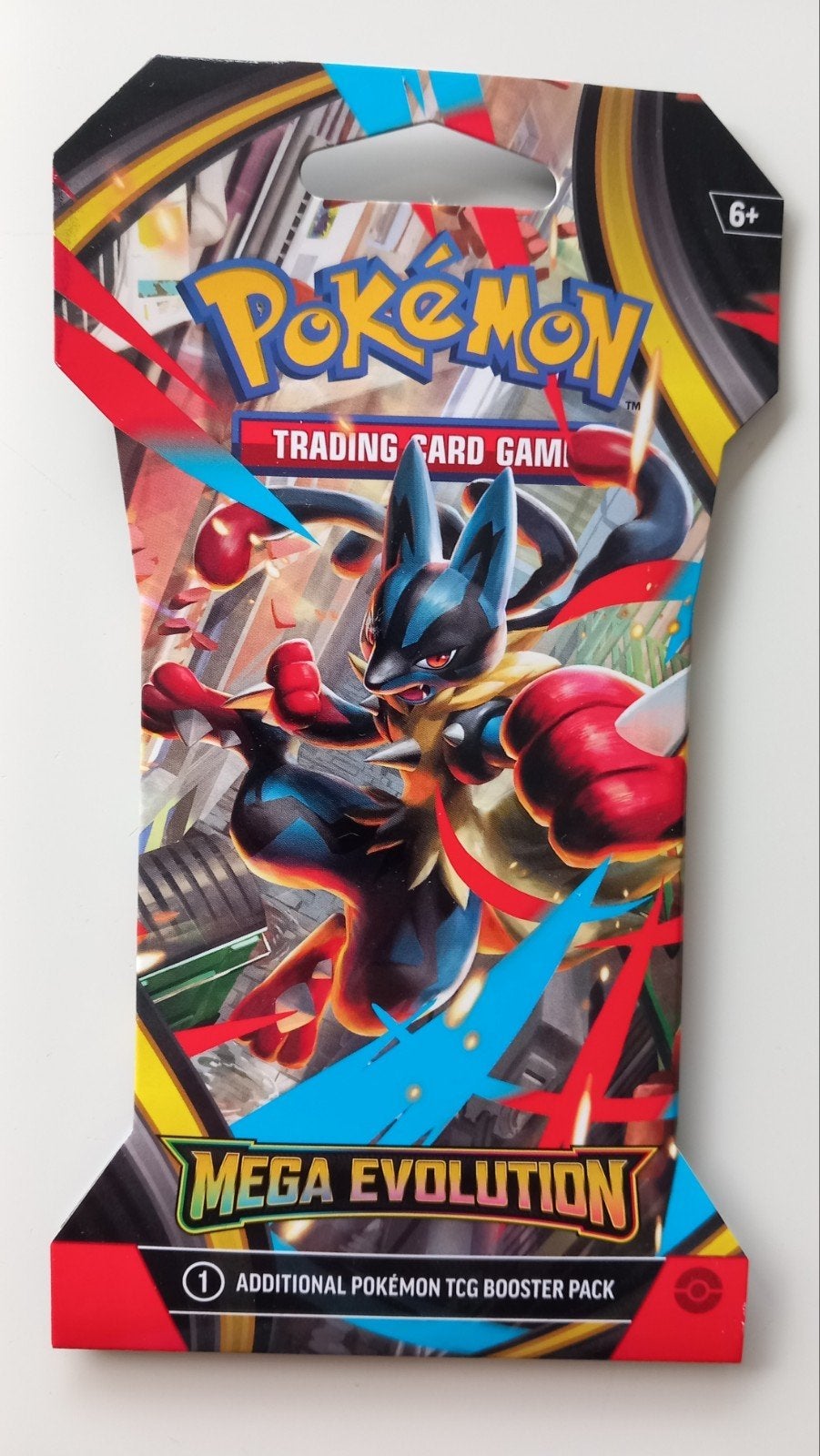 Sleeved Boosterpack Mega Evolution base, Ophalen of Verzenden, Nieuw, Booster