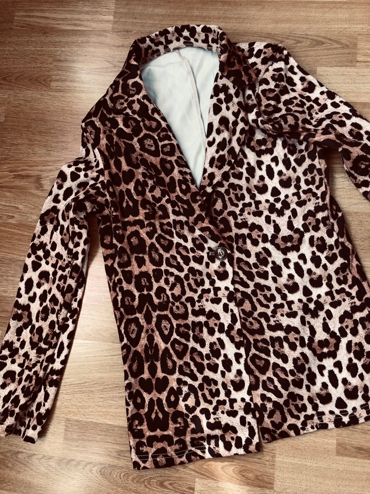 Leopard Print Colbert - Maat 36/38, Maat 38/40 (M), Meerkleurig, Ophalen of Verzenden, Zo goed als nieuw