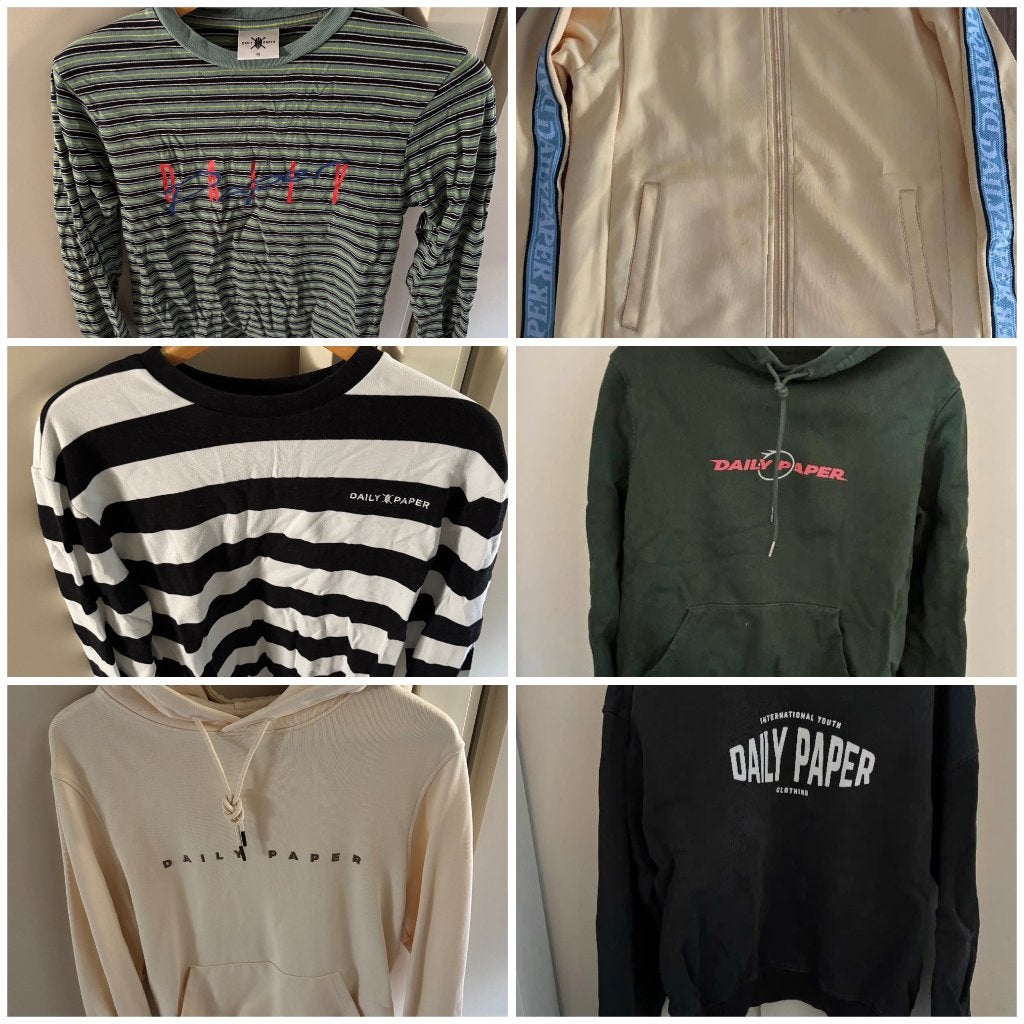 DAILY PAPER - diverse artikelen hoodie, trui, shirt, Verzenden, Zo goed als nieuw, Maat 34 (XS) of kleiner, Zwart