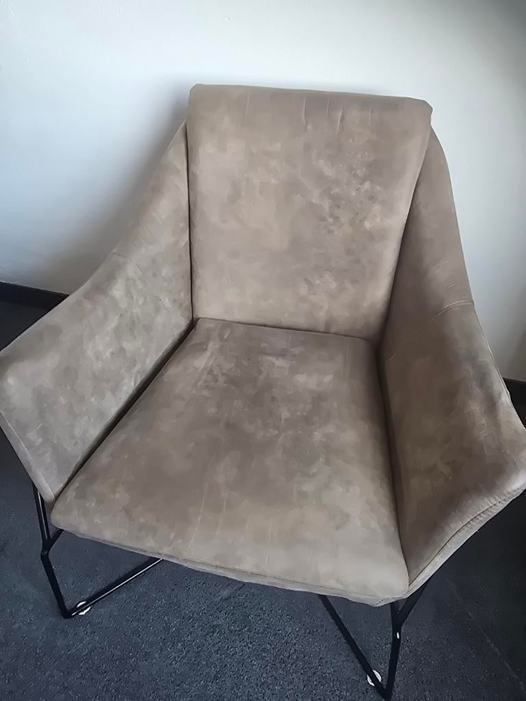 Grijze stoel van Woonsquare, Ophalen, Grijs, Eén