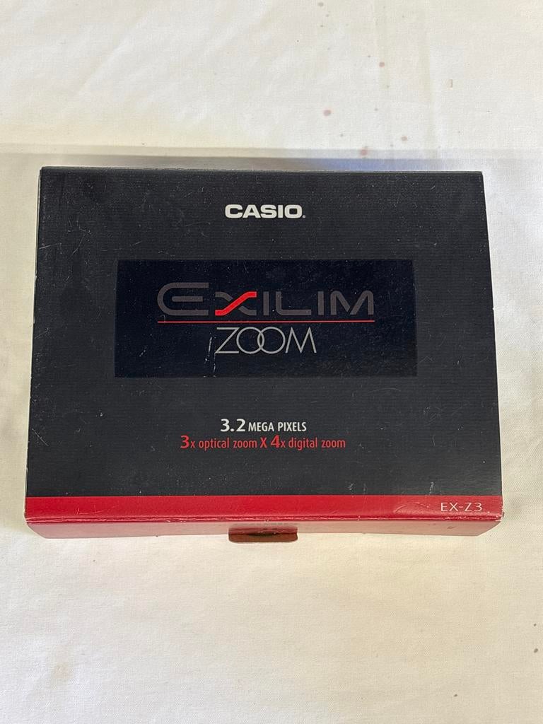 Casio Exilim Zoom EX-Z3 Digitale Camera 3.2 MP, Ophalen of Verzenden, Zo goed als nieuw, Compact, 4 t/m 7 keer
